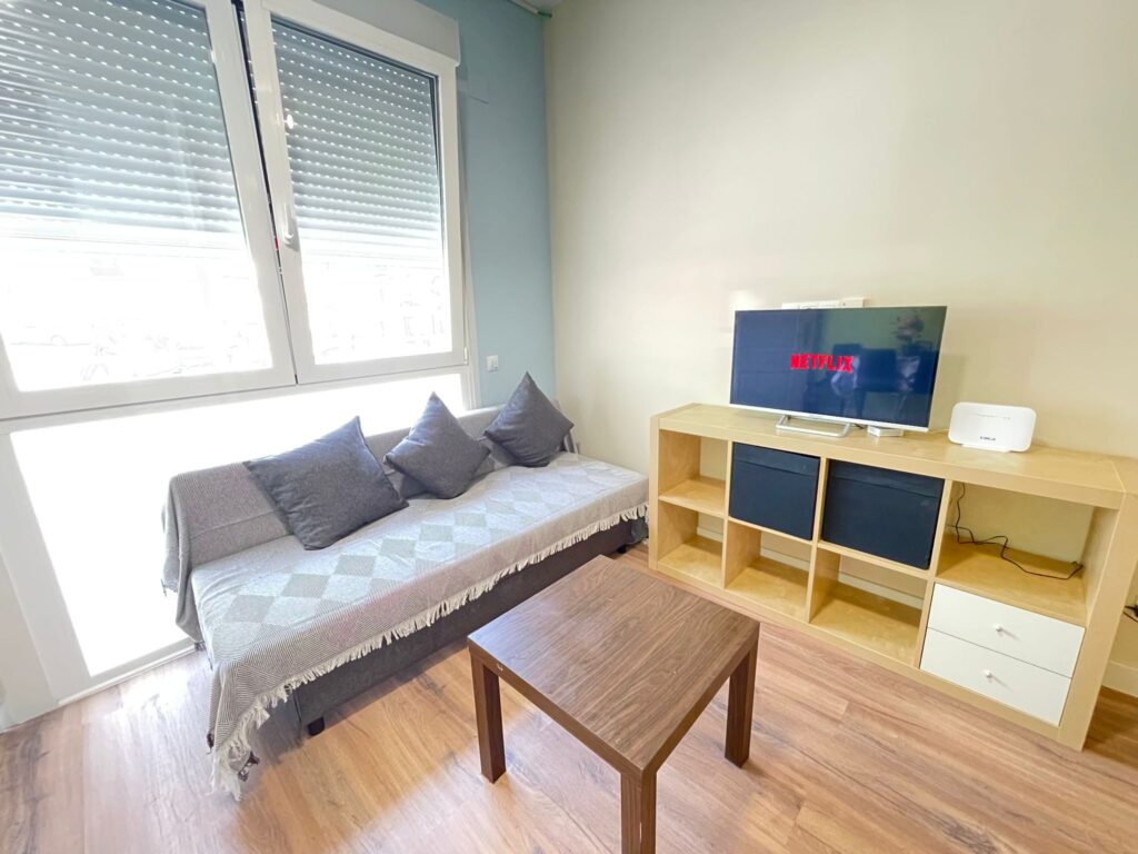 salón con television